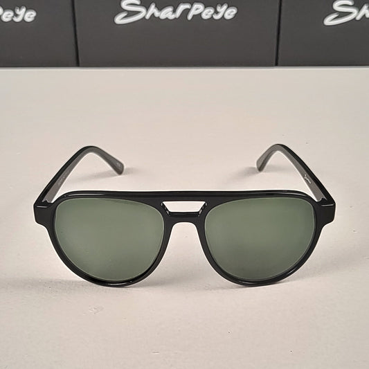 Sharpeye Shades Havana Black *Green lens