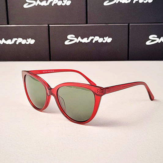 Sharpeye Shades Sheila Cabernet *Green lens