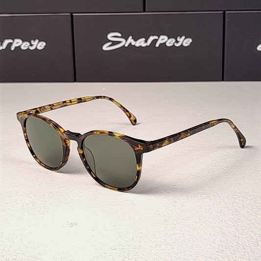 Sharpeye Shades Santa Fe Tortoise *Green lens