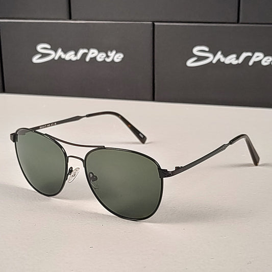 Sharpeye Shades Monterey Black *Green lens